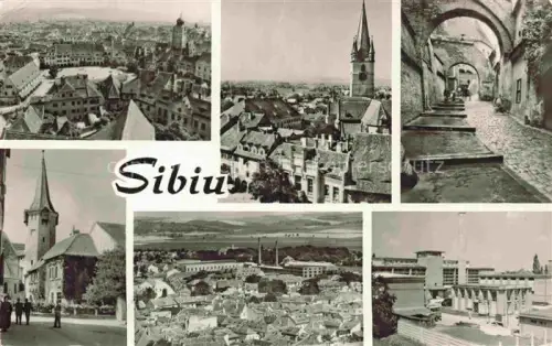 AK / Ansichtskarte SIBIU Hermannstadt RO Stadtansichten Kirche Gasse