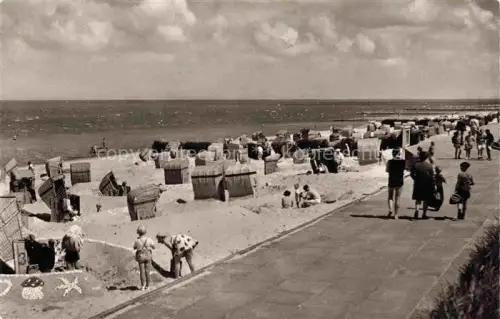 AK / Ansichtskarte CUXHAVEN Nordseebad Strandleben Promenade