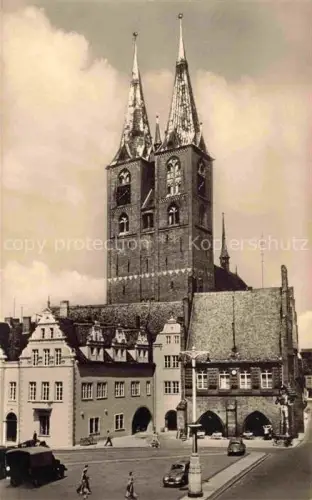 AK / Ansichtskarte Stendal  Sachsen-Anhalt Dom und Rathaus