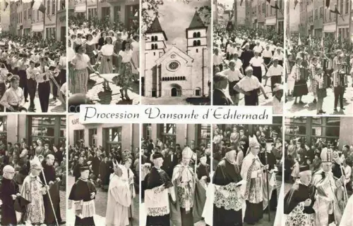 AK / Ansichtskarte Echternach Luxembourg Procession Dansante