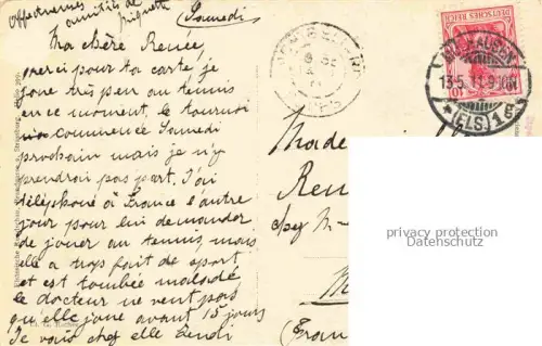 AK / Ansichtskarte Riquewihr Ribeauville 68 Haut Rhin Gasse in der Altstadt