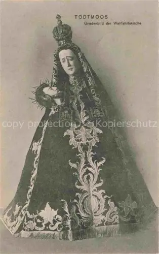 AK / Ansichtskarte Todtmoos Schwarzwald BW Gnadenbild der Wallfahrtskirche