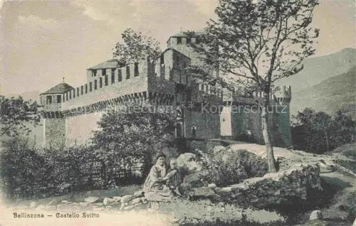 AK / Ansichtskarte BELLINZONA TI Castello Svitto 