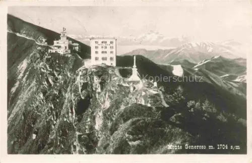 AK / Ansichtskarte Monte-Generoso 1704m Lugano TI 