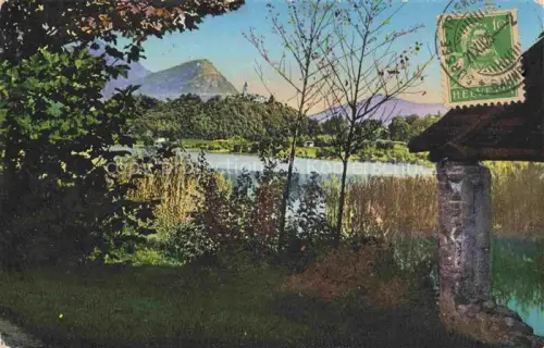 AK / Ansichtskarte Lago di Muzzano Lugano TI Mutivo artistico 