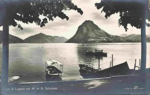 AK / Ansichtskarte Monte San Salvatore 912m LUGANO TI Lago di Lugano