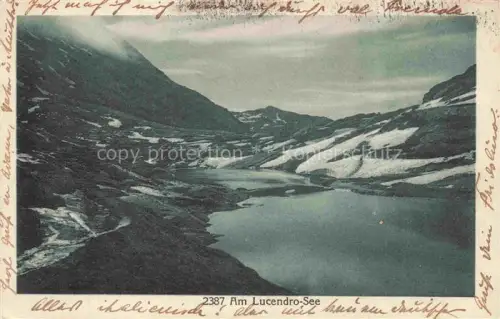 AK / Ansichtskarte Lucendrosee Airolo TI 