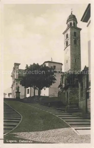 AK / Ansichtskarte LUGANO Lago di Lugano TI Cattedrale 