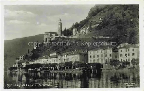 AK / Ansichtskarte Lago di LUGANO TI Morcote 