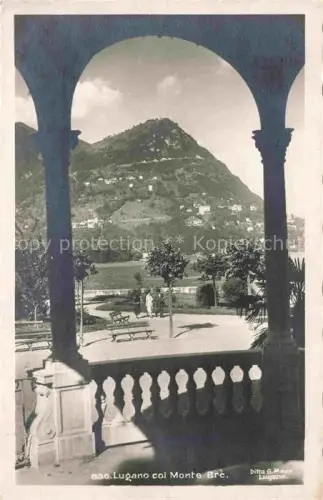 AK / Ansichtskarte LUGANO Lago di Lugano TI Col Monte Bre