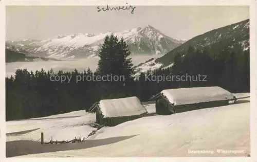 AK / Ansichtskarte Beatenberg Thunersee BE Wintersport 