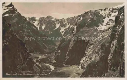 AK / Ansichtskarte Kandersteg Adelboden BE Gasterntal Gemmipass gesehen 