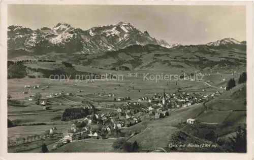 AK / Ansichtskarte Gais Appenzell AR Saentis 
