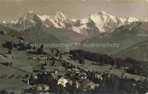 AK / Ansichtskarte Waldegg Beatenberg BE Eiger Moench Jungfrau 