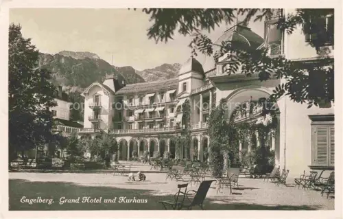 AK / Ansichtskarte Engelberg  OW Grand Hotel Kurhaus 