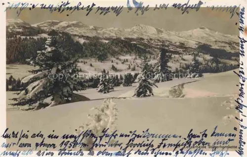 AK / Ansichtskarte Lenzerheide GR Staetzerhornkette 