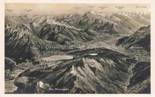 AK / Ansichtskarte Oberengadin GR St Moritz Schweiz 