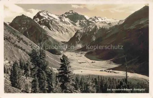 AK / Ansichtskarte Sertigtal GR 