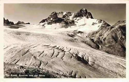 AK / Ansichtskarte Piz Kesch 3418m Albulapass GR Aussicht von der Huette 