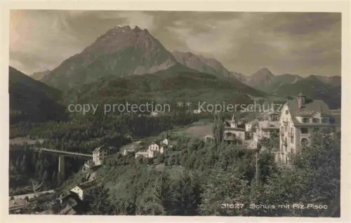 AK / Ansichtskarte Schuls Scuol GR Piz Pisoc
