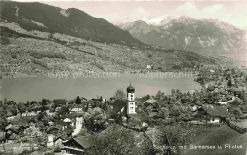 AK / Ansichtskarte Sachseln OW Sarnersee Pilatus 