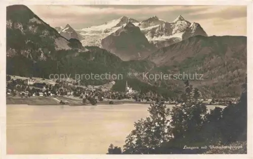 AK / Ansichtskarte Lungern Obwalden OW Wetterhorngruppe 