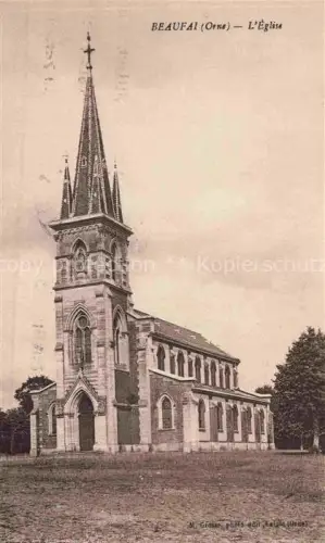 AK / Ansichtskarte Beaufai Mortagne-au-Perche 61 Orne Eglise Kirche