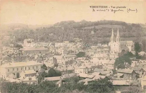 AK / Ansichtskarte Vimoutiers Argentan 61 Orne Vue générale et l'église
