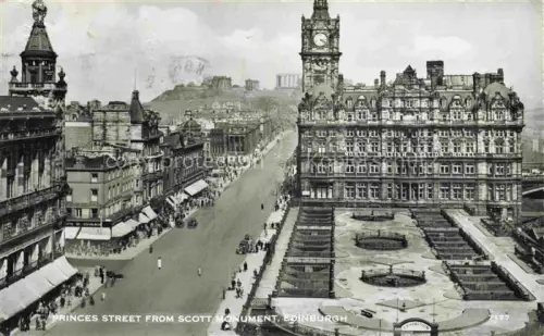 AK / Ansichtskarte EDINBURGH  SCOTLAND UK Princes Street from Scott Monument