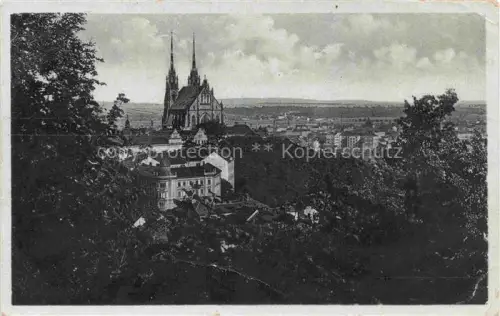 AK / Ansichtskarte Bruenn  BRNO CZ Panorama mit St. Petersdom Feldpost