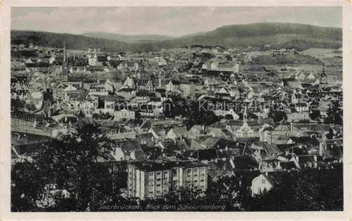 AK / Ansichtskarte SAARBRueCKEN Saarland Panorama Blick zum Schwarzenberg