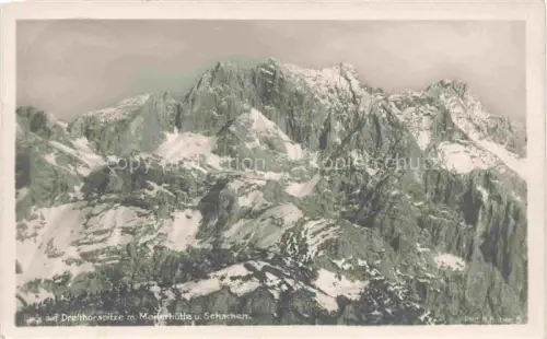 AK / Ansichtskarte GARMISCH-PARTENKIRCHEN Bayern Gebirgspanorama Dreithorspitze Meilerhuette Schachen