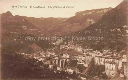 AK / Ansichtskarte St-Claude  Saint-Claude 39 Jura Vue générale et le viaduc