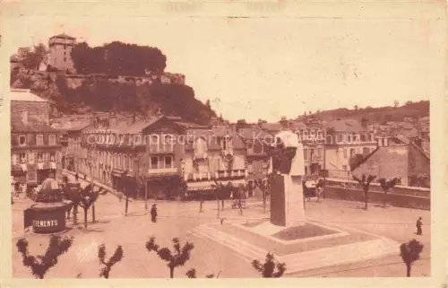 AK / Ansichtskarte LOURDES 65 Place Peyramale Monument Château Fort