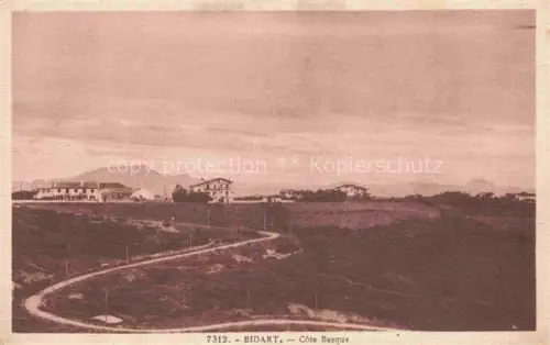 AK / Ansichtskarte Bidart Bayonne 64 Pyrenees-Atlantiques Vue générale Côte Basque