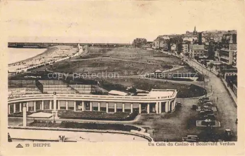 AK / Ansichtskarte DIEPPE 76 Seine-Maritime Un coin du casino et Boulevard verdun