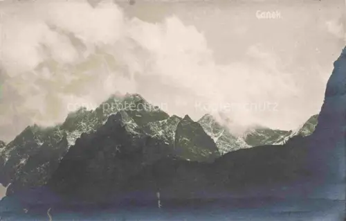 AK / Ansichtskarte Ganek 2465m Hohe Tatra Vysoke Tatry SK Gebirgspanorama