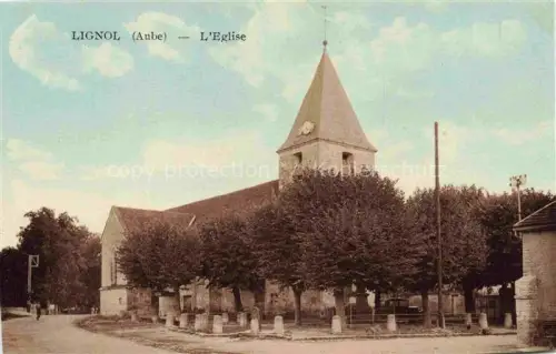 AK / Ansichtskarte Lignol-le-Chateau Bar-sur-Aube 10 Aube Eglise Kirche