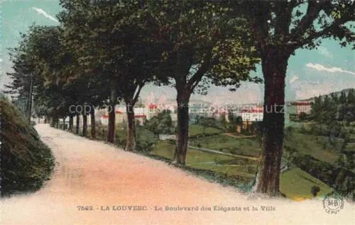 AK / Ansichtskarte La Louvesc Tournon 07 Ardeche Boulevard des Elégants et la ville