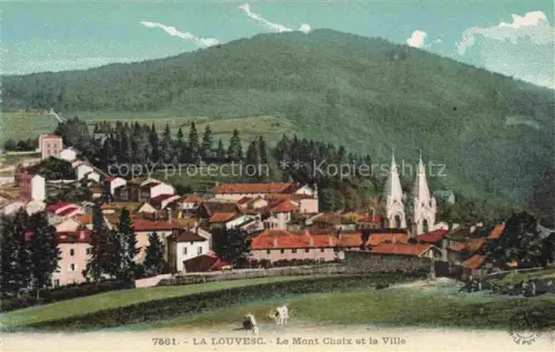 AK / Ansichtskarte La Louvesc Tournon 07 Ardeche Vue générale Eglise Mont Chaix