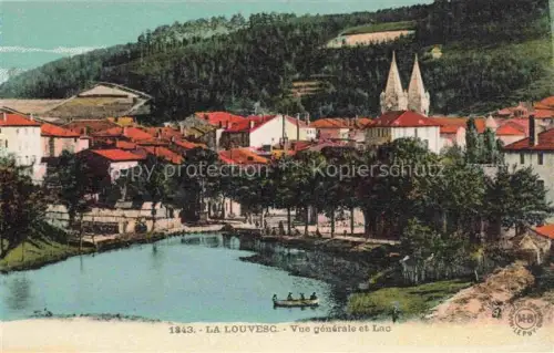 AK / Ansichtskarte La Louvesc Tournon 07 Ardeche Vue générale et le lac