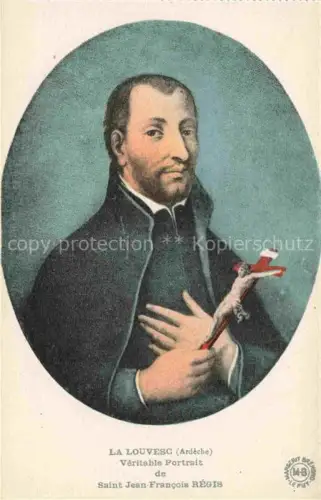 AK / Ansichtskarte La Louvesc Tournon 07 Ardeche Portrait de Saint Jean Francois Régis