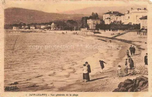 AK / Ansichtskarte JUAN-LES-PINS Antibes 06 Alpes-Maritimes Vue générale de la plage