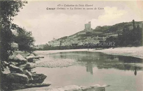 AK / Ansichtskarte Crest DIE 26 Drome La Drôme en amont de Crest