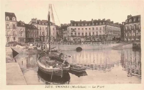 AK / Ansichtskarte VANNES 56 Morbihan Le port Voiliers