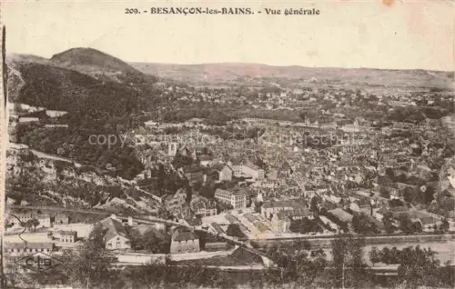 AK / Ansichtskarte BESANCON-LES BAINS 25 Doubs Vue générale
