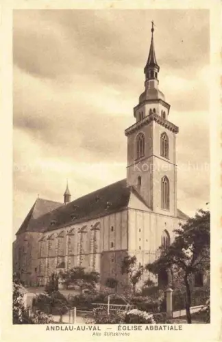 AK / Ansichtskarte Andlau-au-Val Selestat-Erstein 67 Bas-Rhin Eglise Abbatiale Alte Stiftskirche