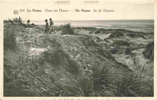 AK / Ansichtskarte LA PANNE  De Panne Belgie Dans les dunes