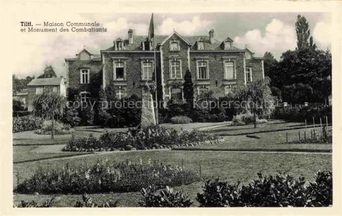 AK / Ansichtskarte Tilff Esneux Belgie Maison Communale et Monument des Combattants