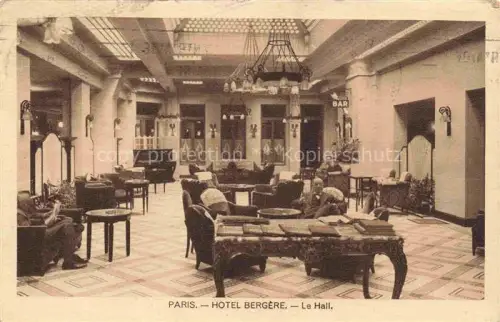 AK / Ansichtskarte PARIS 75 Hôtel Bergère le hall